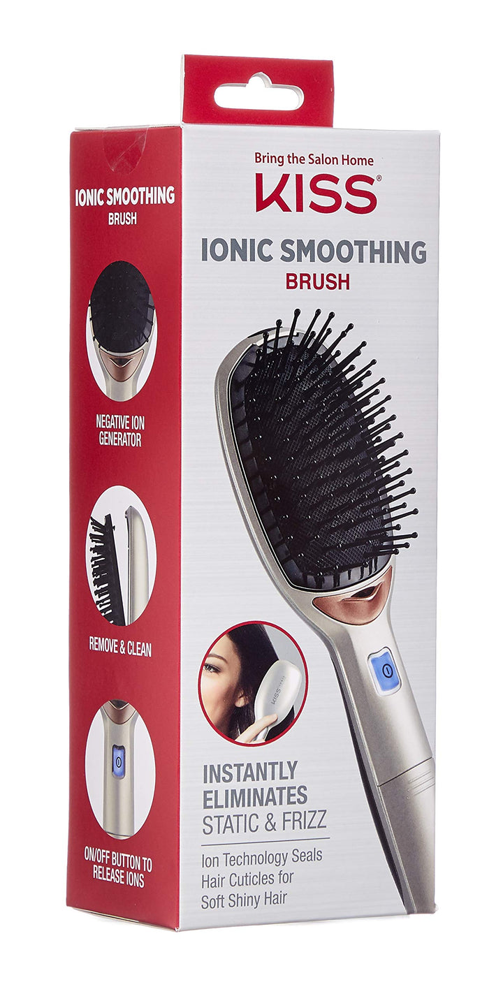 Kiss Products Anti-Frizz Ionic Smoothing Hair Brush