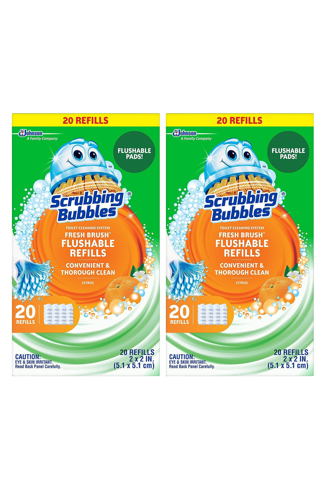 Scrubbing Bubbles Flushable Toilet Bowl Wand Cleaner Re