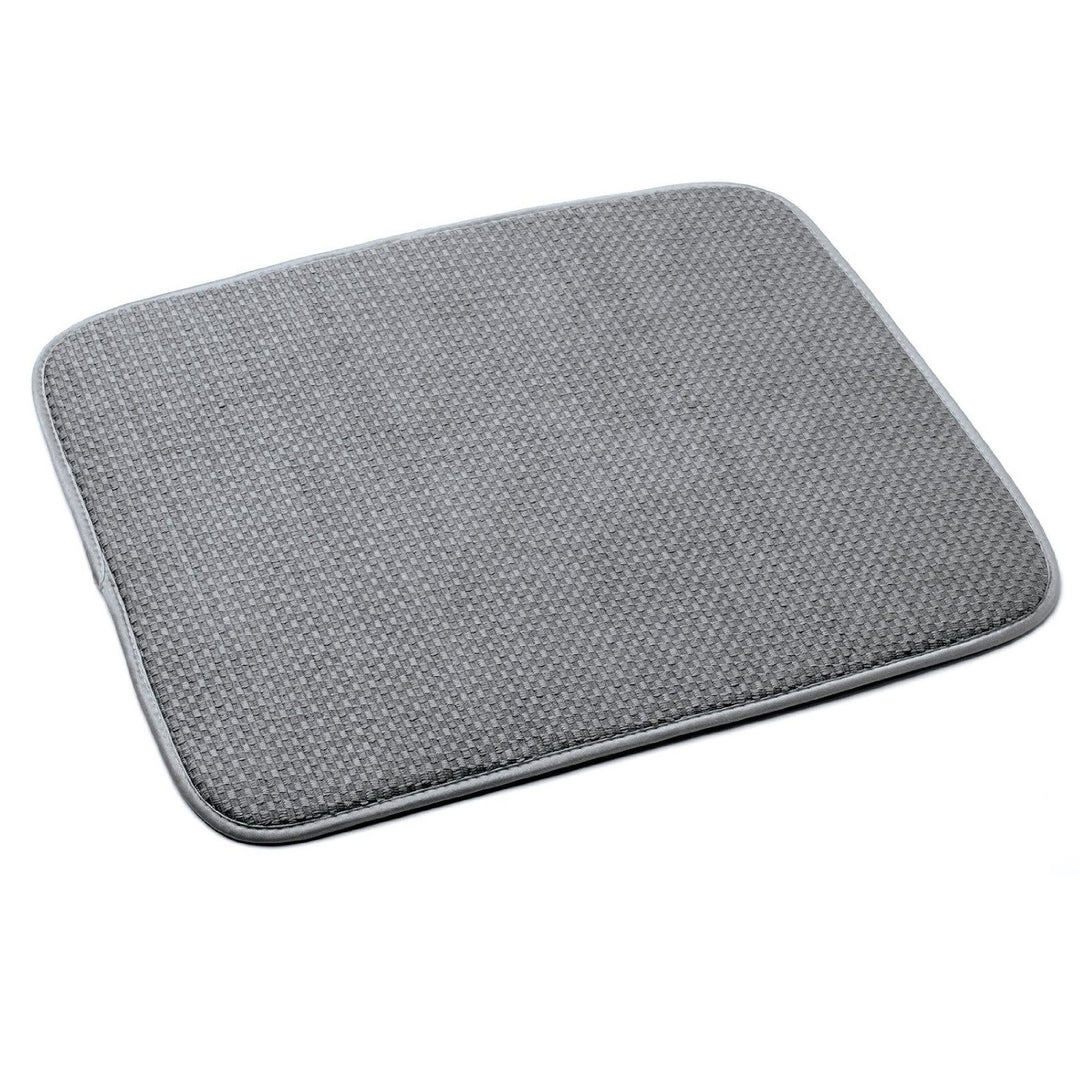 Norpro 18 by 16-Inch Microfiber Dish Drying Mat, Grey (
