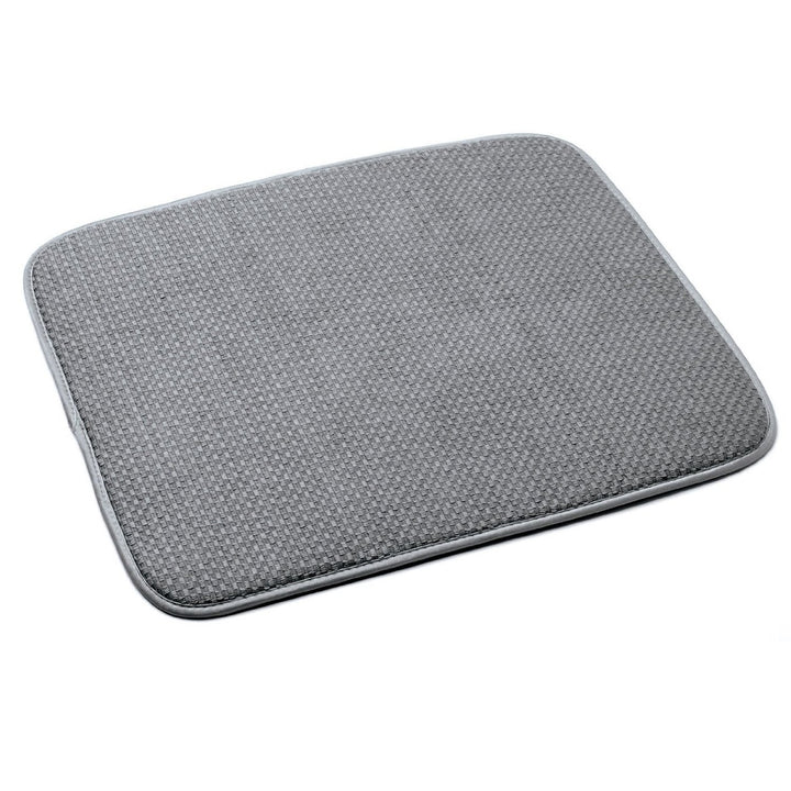 Norpro 18 by 16-Inch Microfiber Dish Drying Mat, Grey (