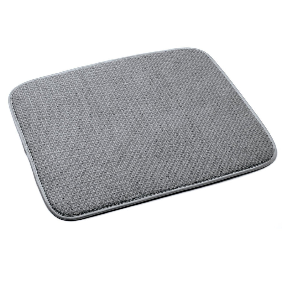 Norpro 18 by 16-Inch Microfiber Dish Drying Mat, Grey (