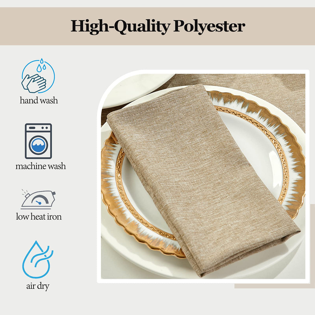 Mebakuk Cloth Napkins Set of 12, Premium 17 x 17 Inch S