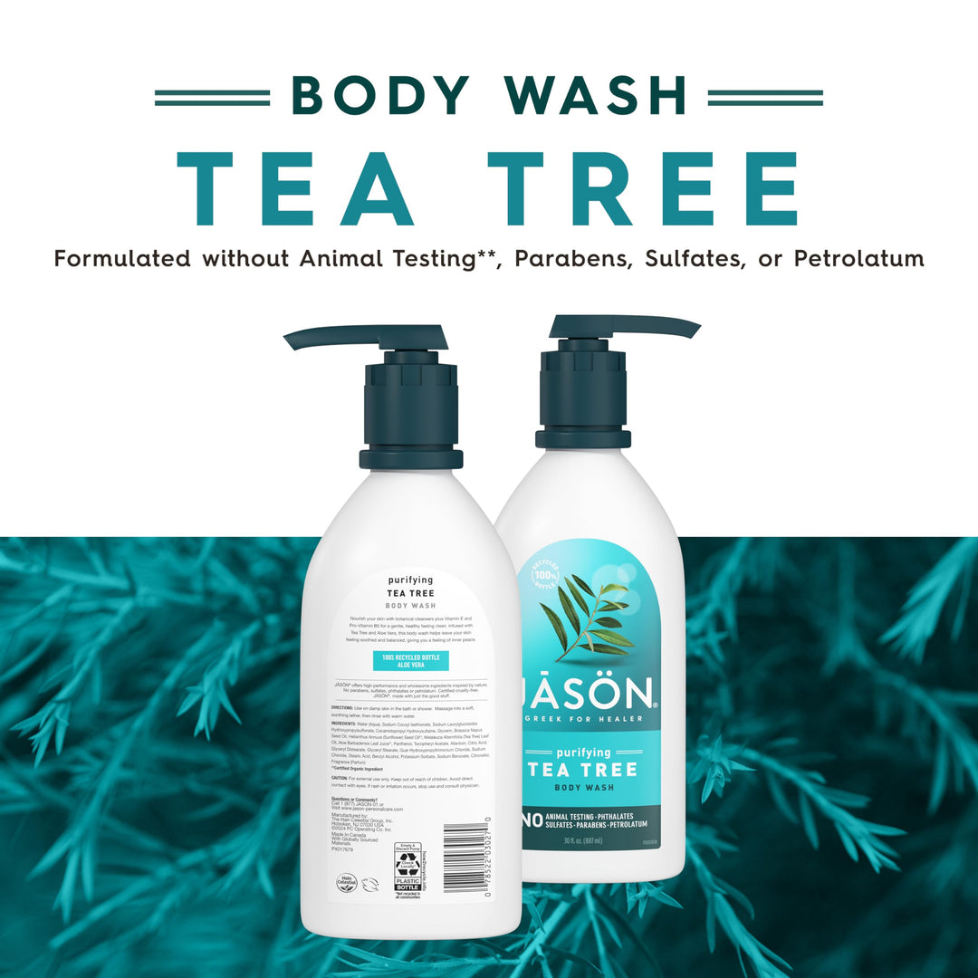 Jason Satin Body Wash Tea Tree, 887ml