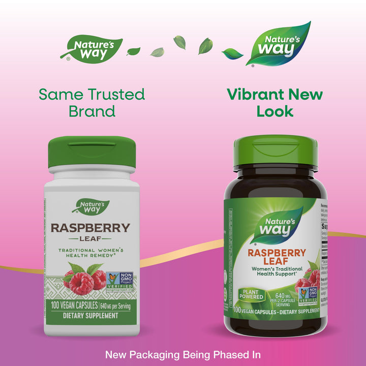 Nature&#39;s Way Raspberry Leaf, Traditional Suppor