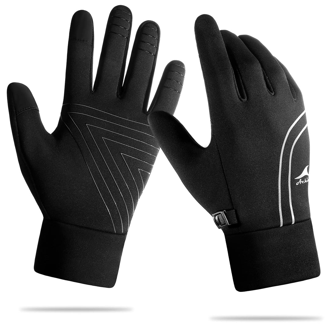 Winter Running Gloves for Men Women,Lightweight Touchscreen Gloves, Liners Thermal Warm Gloves for Cycling,Driving, Hiking, Walking, Texting