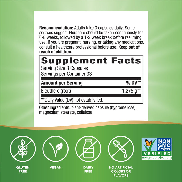 Nature&#39;s Way Premium Herbal Siberian Eleuthero 