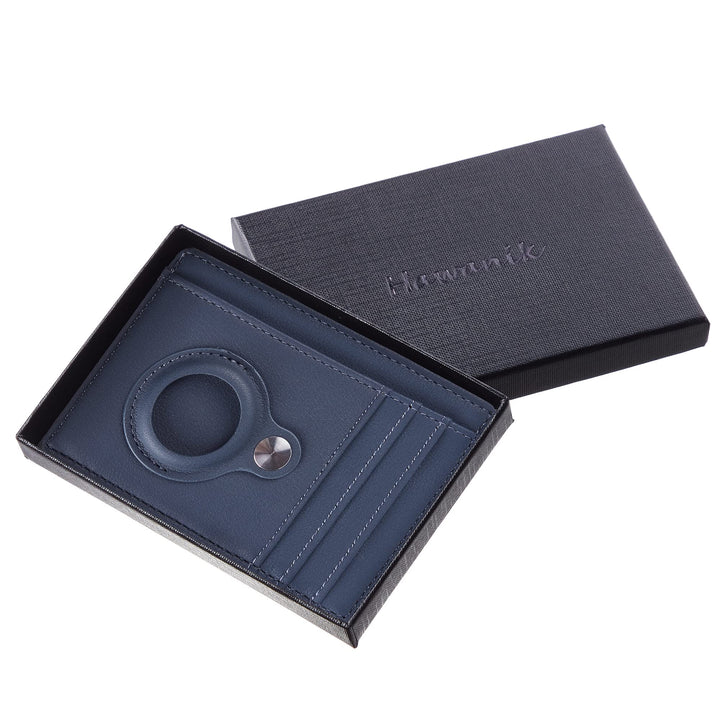 Hawanik Slim Minimalist Front Pocket Air Tag Wallet, Mens Wallet with Airtag Holder