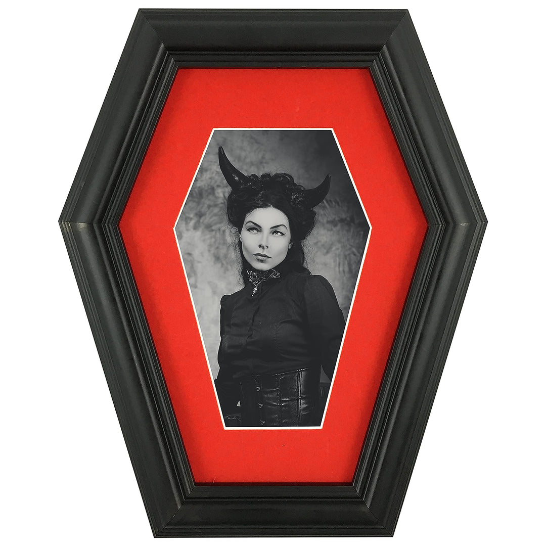 Dravira Coffin Picture Frame - Creepy Gothic Home Decor
