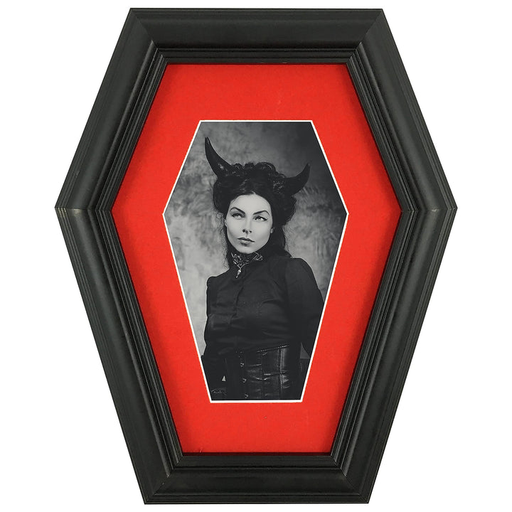 Dravira Coffin Picture Frame - Creepy Gothic Home Decor