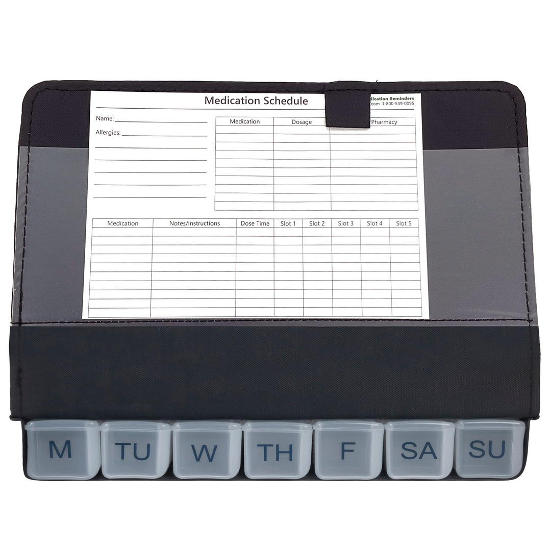 7 Day x 5 Large Capacity Pill Box Organizer System