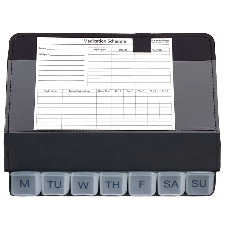 7 Day x 5 Large Capacity Pill Box Organizer System