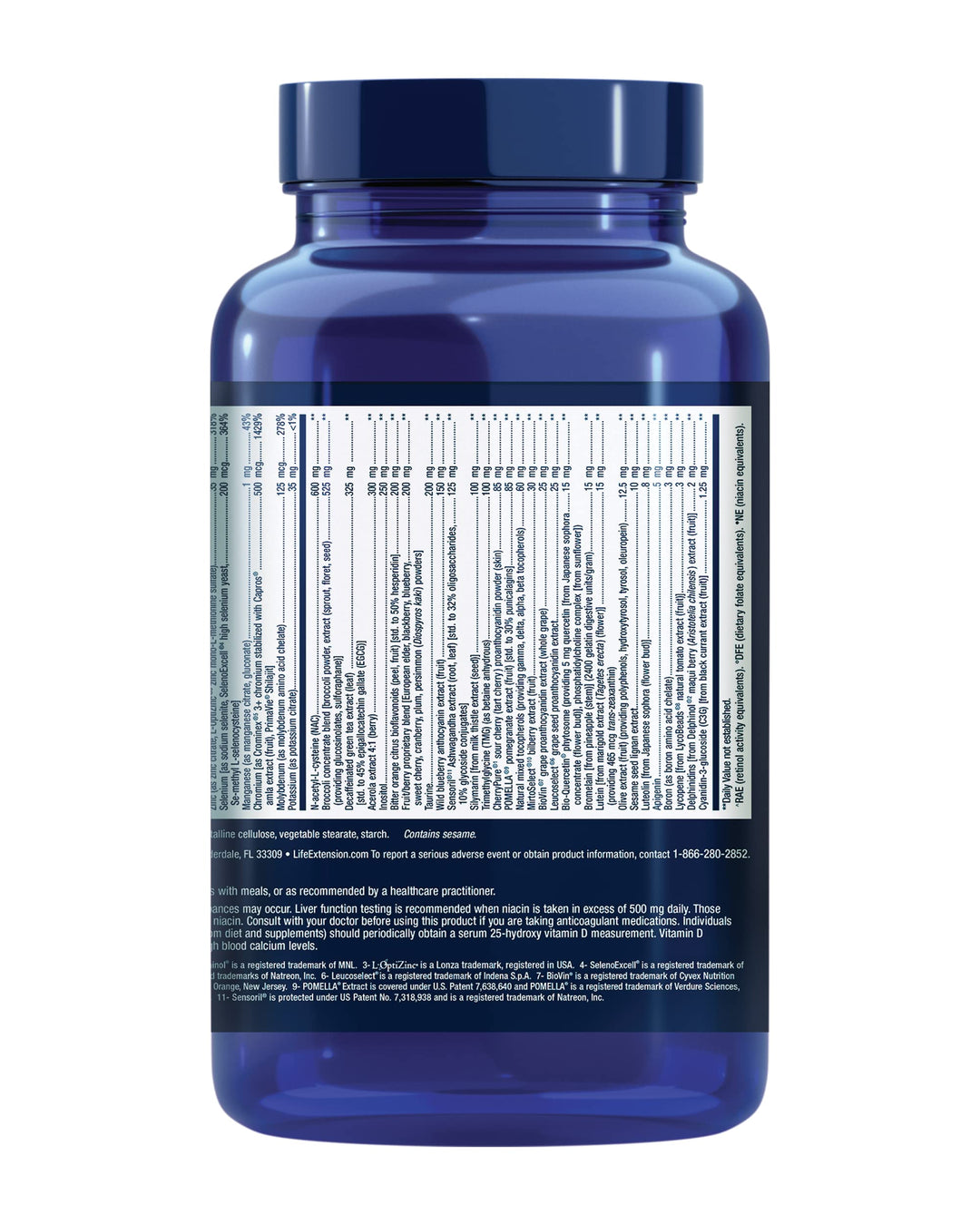 Mix™ Capsules Without Copper, high Potency, Advanced Vitamin, Mineral, Fruit &amp; Vegetable Formula, Vitamin B, C, D, E, for Whole-Body Health, Healthy Aging, Gluten-Free, 360 Capsules