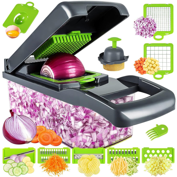 MAIPOR Vegetable/Pro Onion Chopper, Multifunctional 13 