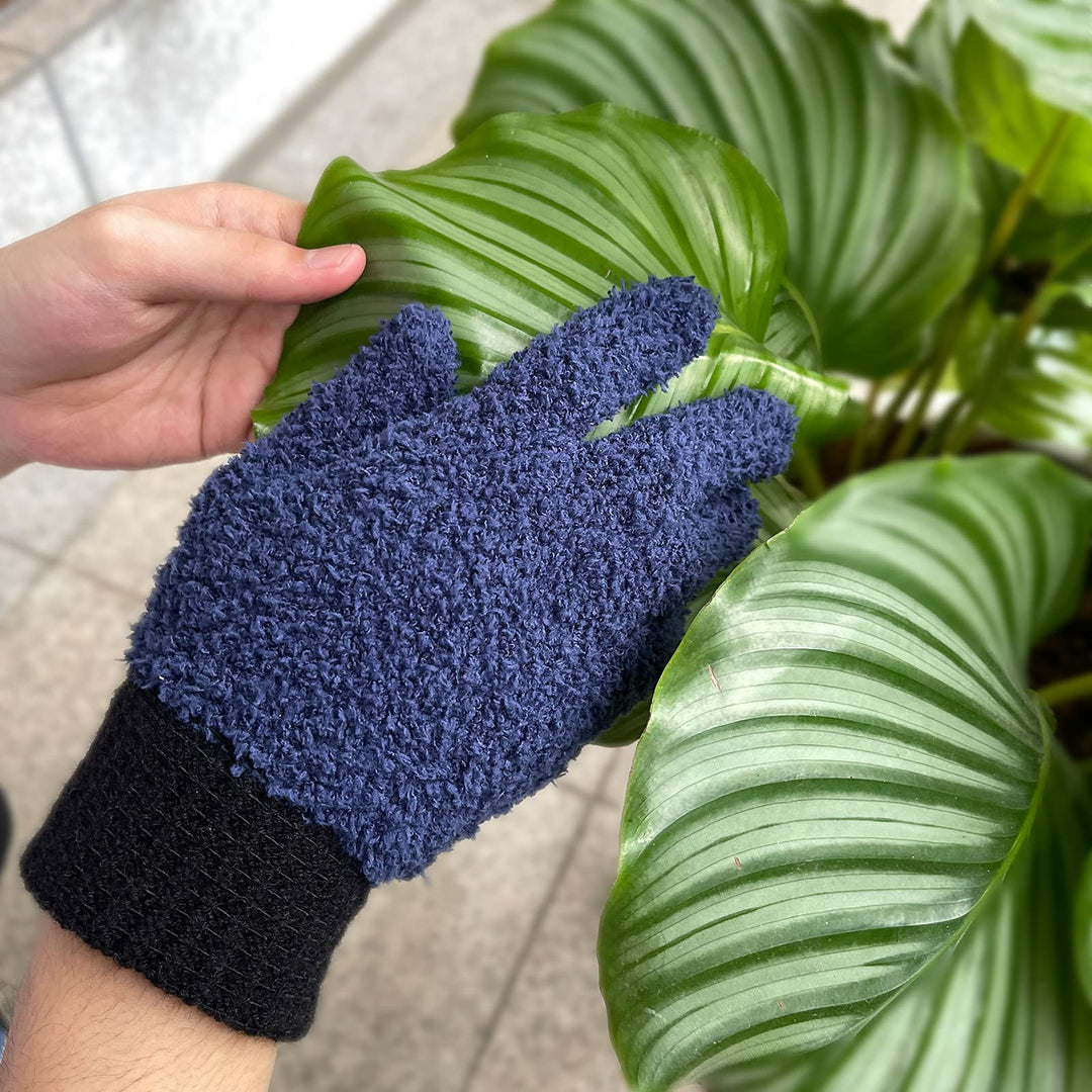 Microfiber dusting Gloves Clean Hard-to-Reach Places Ca