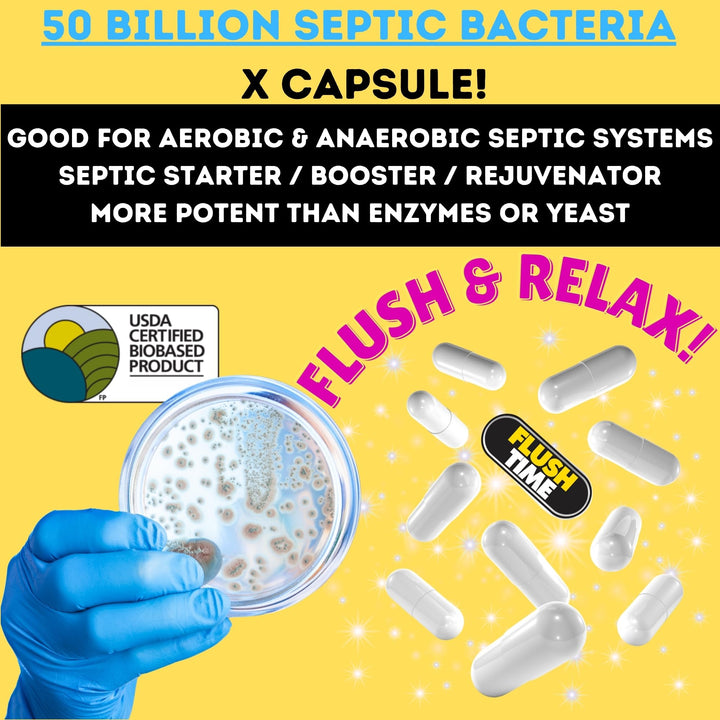 Septic Tank Treatment Pods Alt | 1 Year Supply | Cesspool Treatment, Septic Bacteria, Septic System Treatment, Septic Field Rejuvenator, Odor Control, Safe Dissolvable Easy Flush | Made In The USA