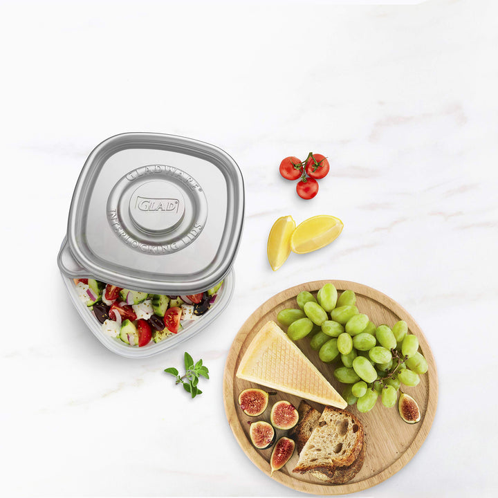 GladWare Home Entree Food Storage Containers, Medium Sq