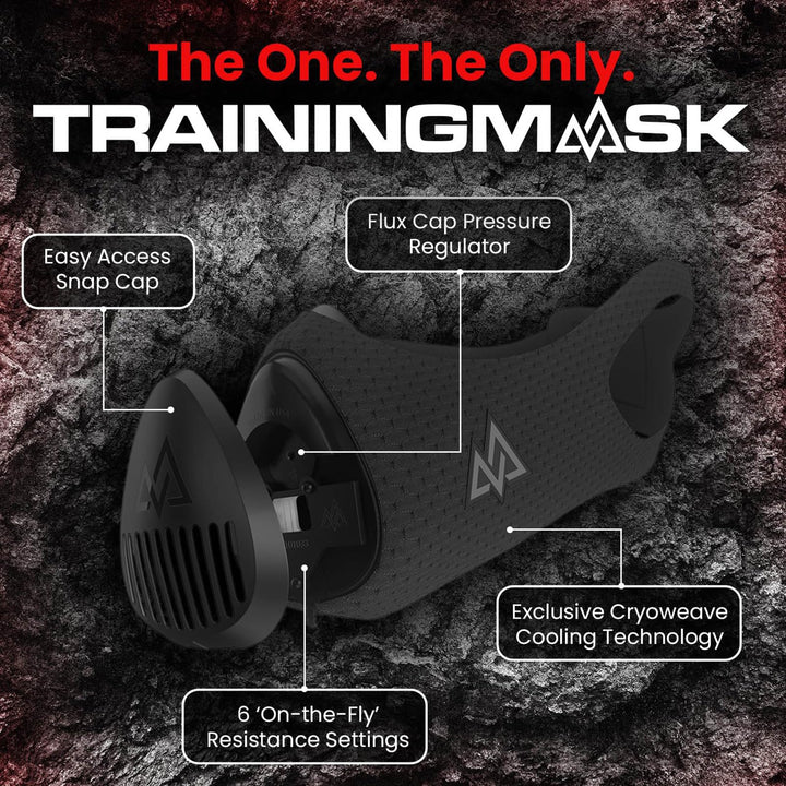 3.0 - Elevation Training Mask 3.0 - Stamina, Performance, Altitude Running Mask, Clinically Proven &amp; Patented (Medium)