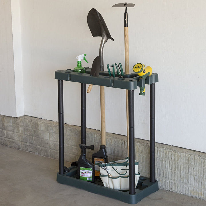 Garden Tool Organizer - Utility Rack, Holds Yard Tools - Garage Organizers and Storage Home Essentials - 40 Yard Tools, UNIT