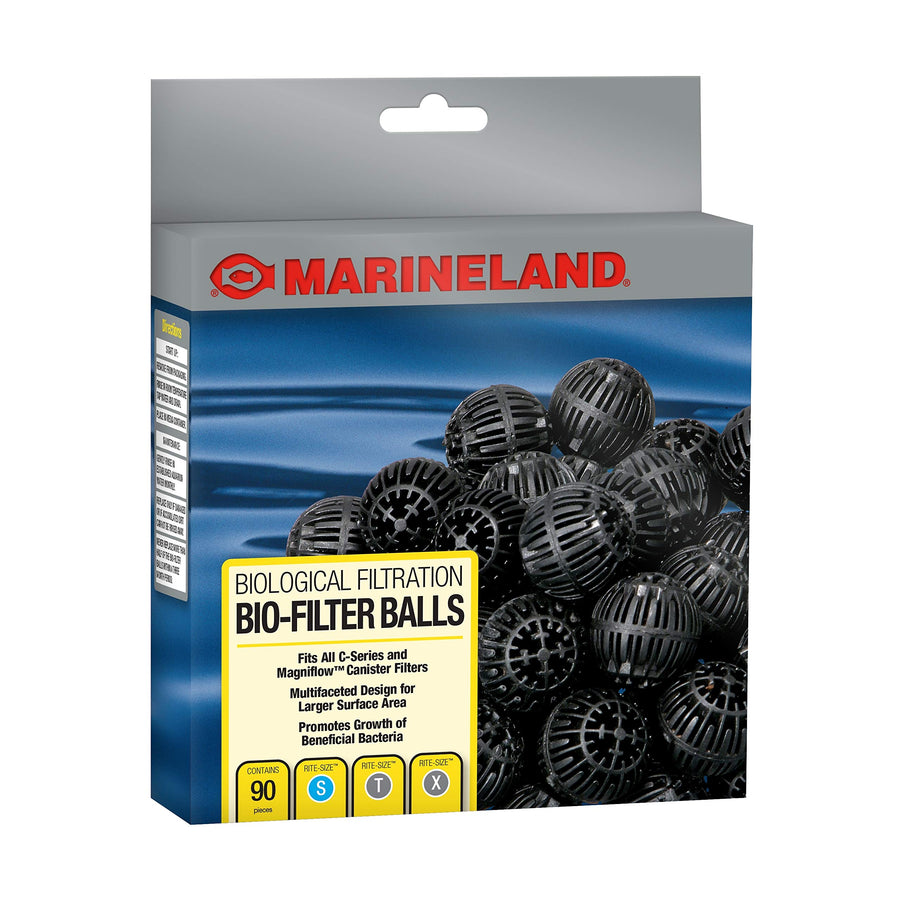 Marineland Bio-Filter Balls, 90 Count, Support Biological Aquarium Filtration, Rite-Size S, T and X, Fit All C-Series and Magniflow Canister Filters