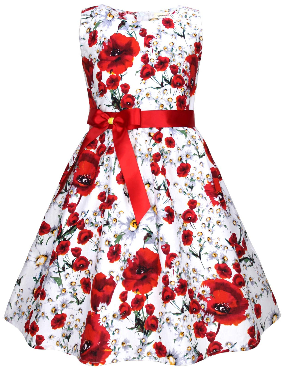 Party Floral Little Girls Toddler Summer Dresses Clothes,E35,7-8 Years(140)