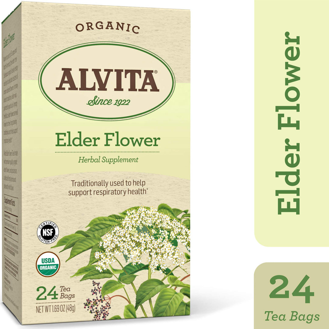 Teas Organic Elder Flower Tea Bags - 24 Bags