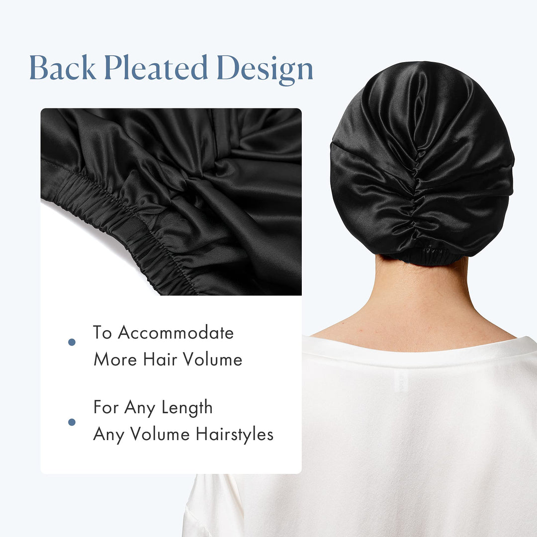 Mommesilk 22 Momme Silk Hair Wrap for Sleeping Bow 100%