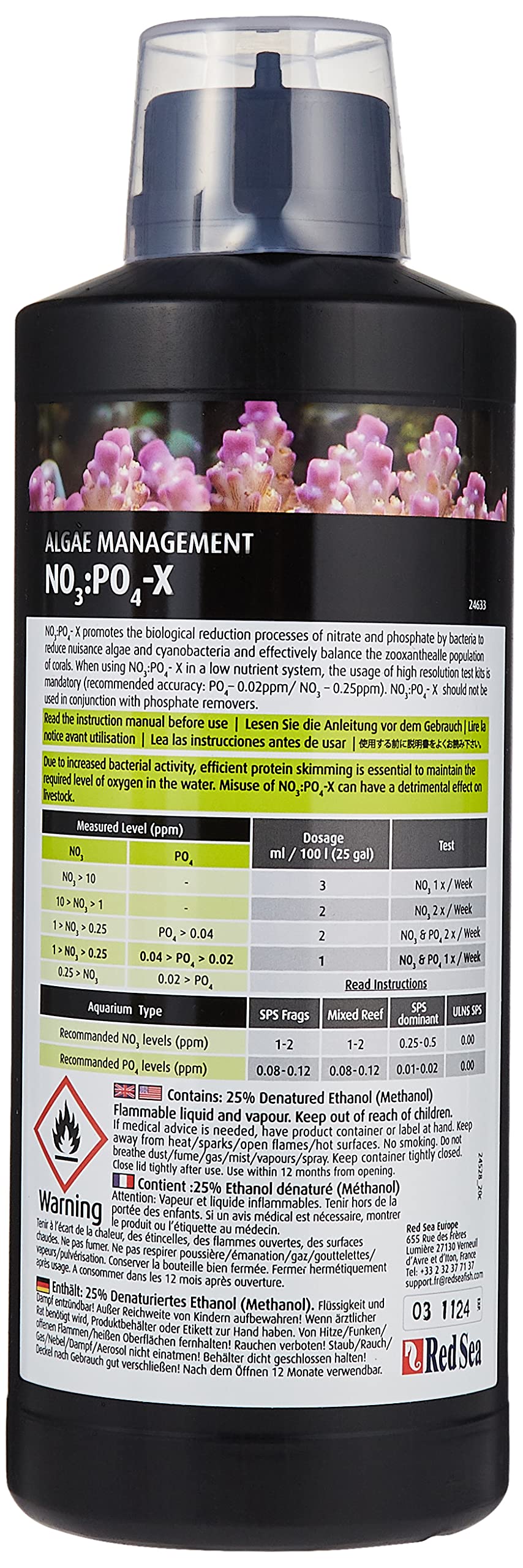 NO3:PO4-X, Nitrate and Phosphate Reducer, 1 Liter