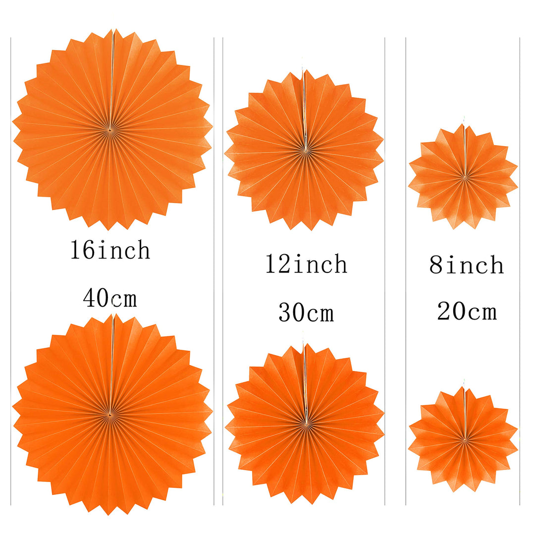 Black Orange Party Hanging Decorations - Halloween Construction Zone Birthday Baby Shower Graduation Wedding Carnival Party Ceiling Hangings Photo Booth Backdrops Decorations, 12pc