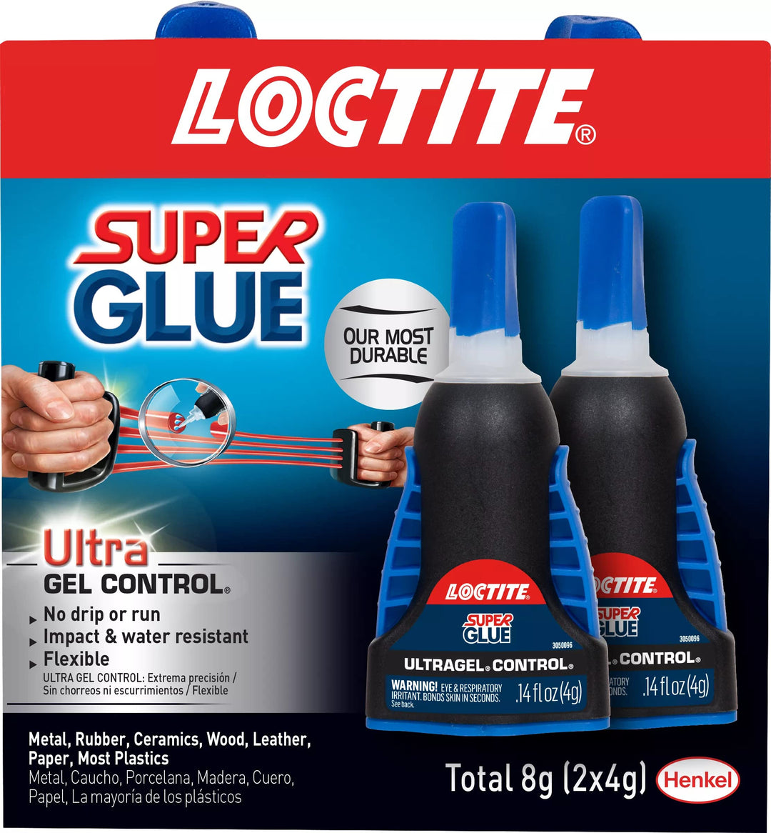 Ultra Gel Control Super Glue, 4-Gram Bottle (Pack of 2)