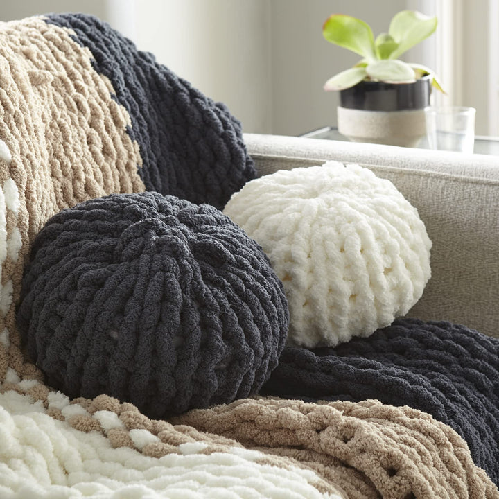 Crafted By Catherine Chunky Chenille Yarn - 2 Pack (41 Yards Each Skein), Light Pink, Gauge 7 Jumbo