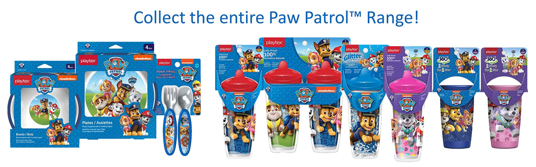Playtex Mealtime Paw Patrol Utensils for Boys Including