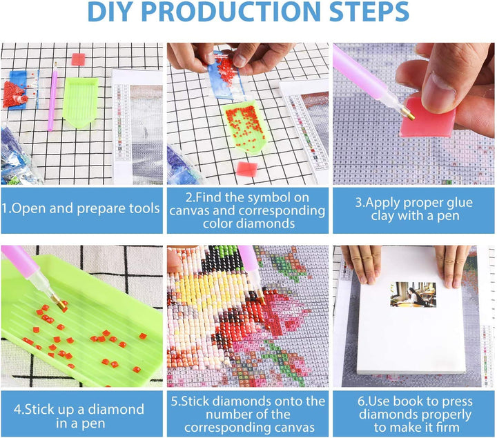 DIY 5D Full Drill Grains Spices Spoon Peppers Kitchen Square Diamond Art Painting by Number Kits for Adults &amp; Crystal Cross Stitch for Home Kitchen Wall Decoration Gift 40x30CM/16x12IN