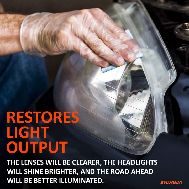 - Headlight Restoration Kit - 3 Easy Steps to Restore Sun Damaged Headlights with Exclusive UV Block Clear Coat, Light Output and Beam Pattern Restored, Long Lasting Protection