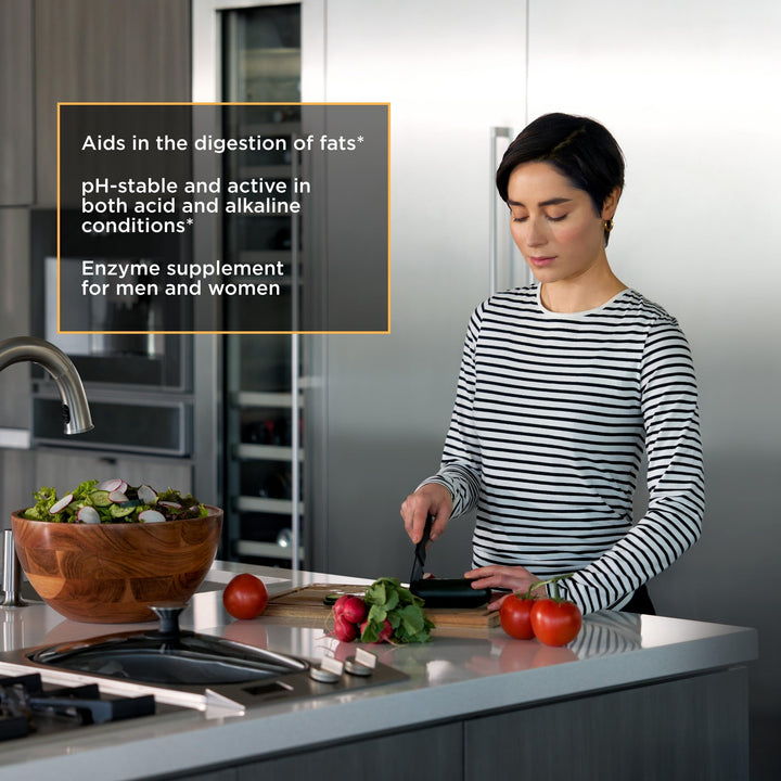 Lipase Concentrate-HP-Gut Enzyme Supplement for Men and Women to Support The Digestion of Fats* - 90 Vegan Capsules