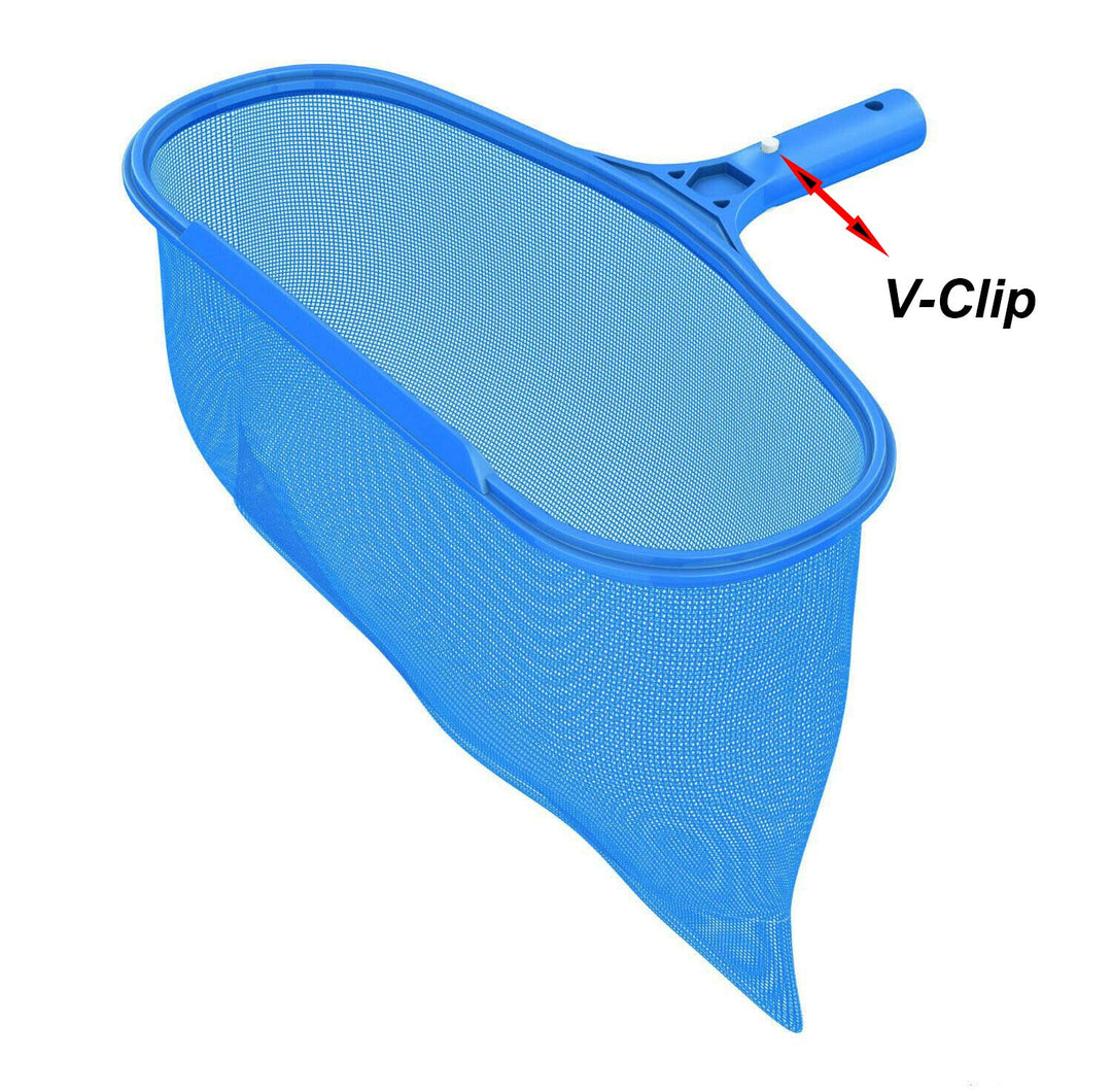 Pool Butterfly Clip V Clip Pool Attachment Clips for Swimming Pool Spa Brush, Leaf Skimmer, Vacuum Head, Mini Jet Vacuum, Telescopic Pool Pole (6 Pack)