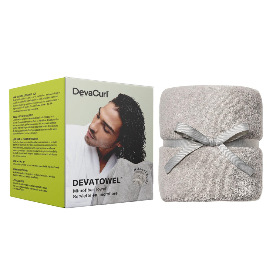Microfiber Anti-Frizz Hair Towel | Gently Dries | Gray