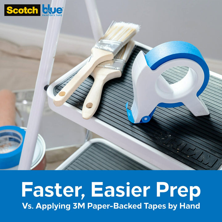 Scotch Blue Painters Tape Applicator, Applies Painter&#39;s Tape in One Continuous Strip, Paint Tape Applicator for Trim, Windows and Door Frames, 1.41 Inches x 20 Yards, 1 Starter Roll