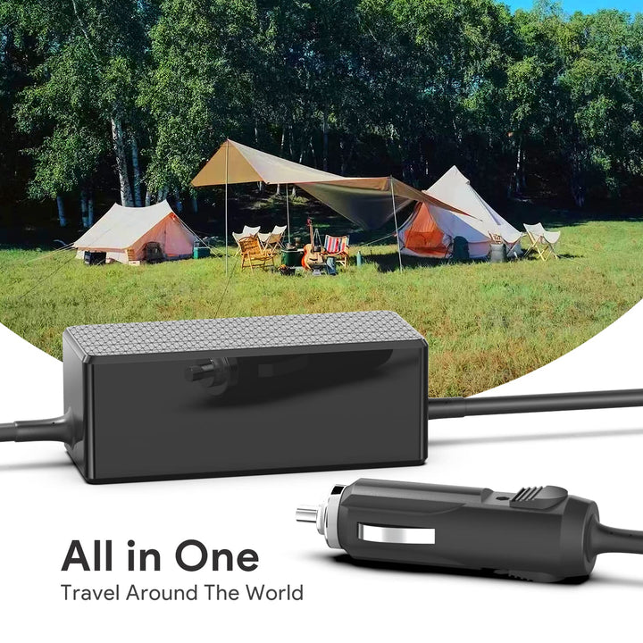 12V 24V Car Charger Vehicle Power Supply 90W for Resmed S10 Series ResMed Airsense 10 Air Sense S10 AirCurve 10 37297 Series CPAP BiPAP Machines,Resmed S10 370001;300W/500W Portable Power Station