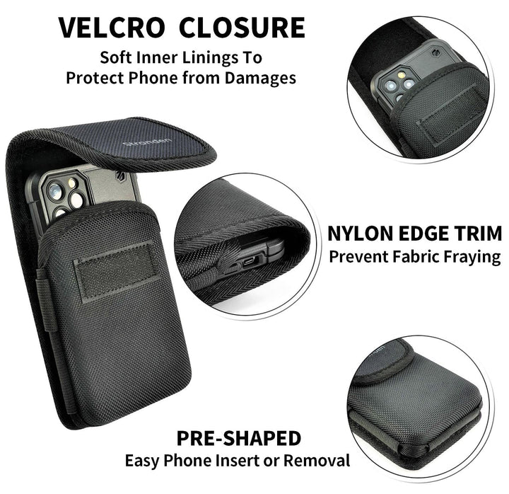 Stronden Heavy Duty Holster for iPhone 16 Plus, 16 Pro 