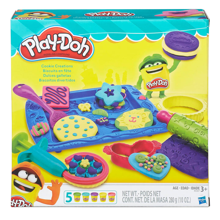Play-Doh Kitchen Creations Cookie Creations Playset, Kids Arts &amp; Crafts Set, Preschool Play Food Toys, for Girls &amp; Boys, Ages 3+ (Amazon Exclusive)