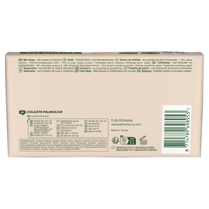 SOAP PALMOLIVE DELICATE CARE WITH ALMOND MILK 3X90G - 3 X 90G