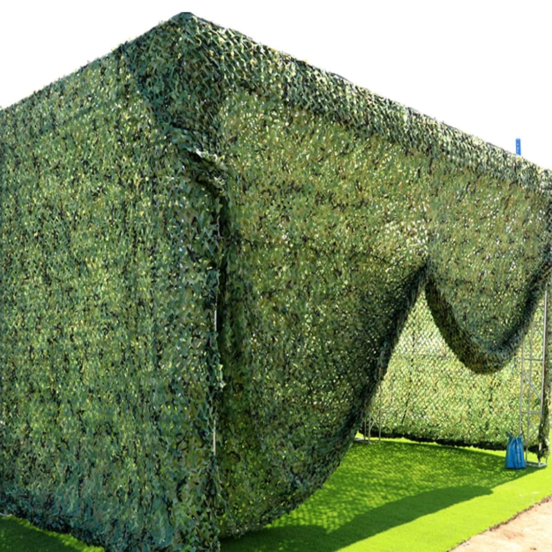 Camouflage Netting, Camo Net Hunting Blind Great for Sunshade Camping Shooting Etc. (150D Polyester, 6.5X10Ft)