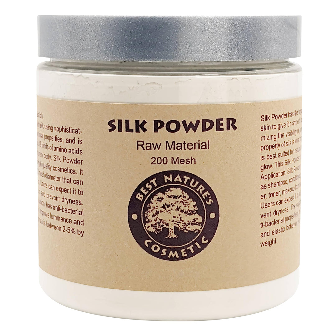 Best Nature&#39;s Silk Powder (8 fl oz | 240ml) - 100% RAW, Clean, Cosmetic Grade - Pure and Organic Silk powder for Face and Hair - Suitable for Use in Soap Making, Shampoo, Makeup, Hair Treatments …