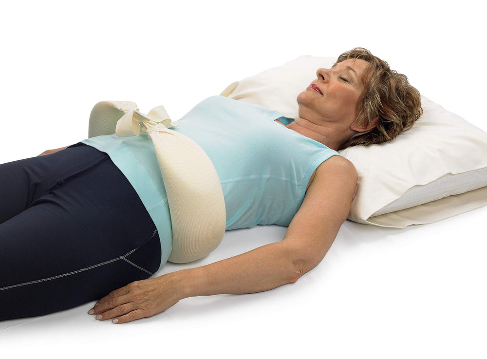 The Original McKenzie Night roll — Low Back Pillow for Sleeping and Round Back Support Pillow for Spine and Side Support — Size Large/Extra Large