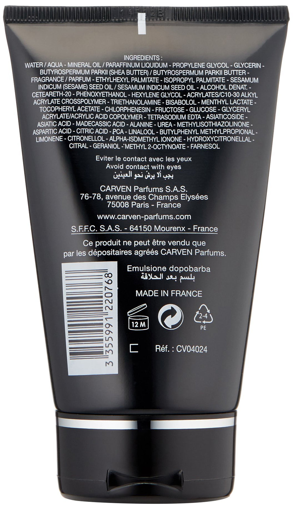 Pour Homme After Shave Balm, 3.33 Fl Oz