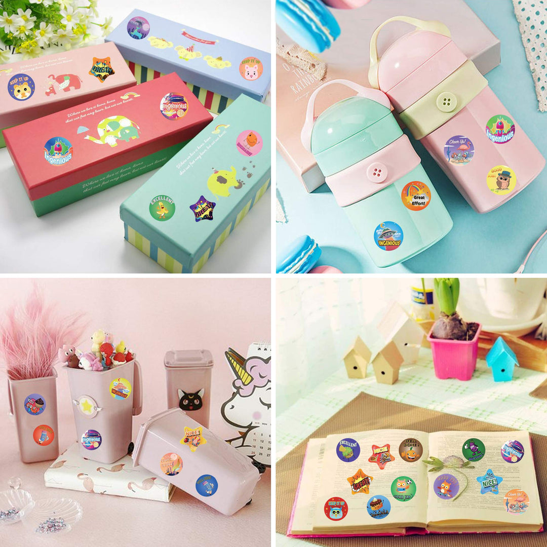 Scratch and sniff Stickers, Smelly Stickers for Kids - 48 Sheets Reward Stinky Stickers Gift for Christmas