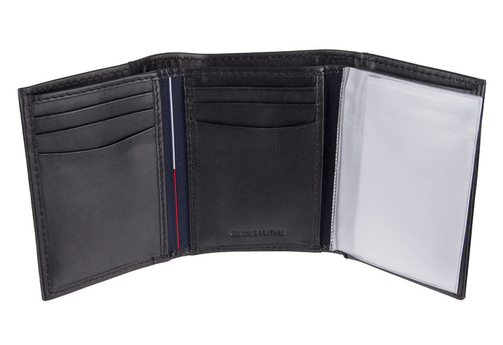 Tommy Hilfiger Men&#39;s Leather Cambridge Trifold 