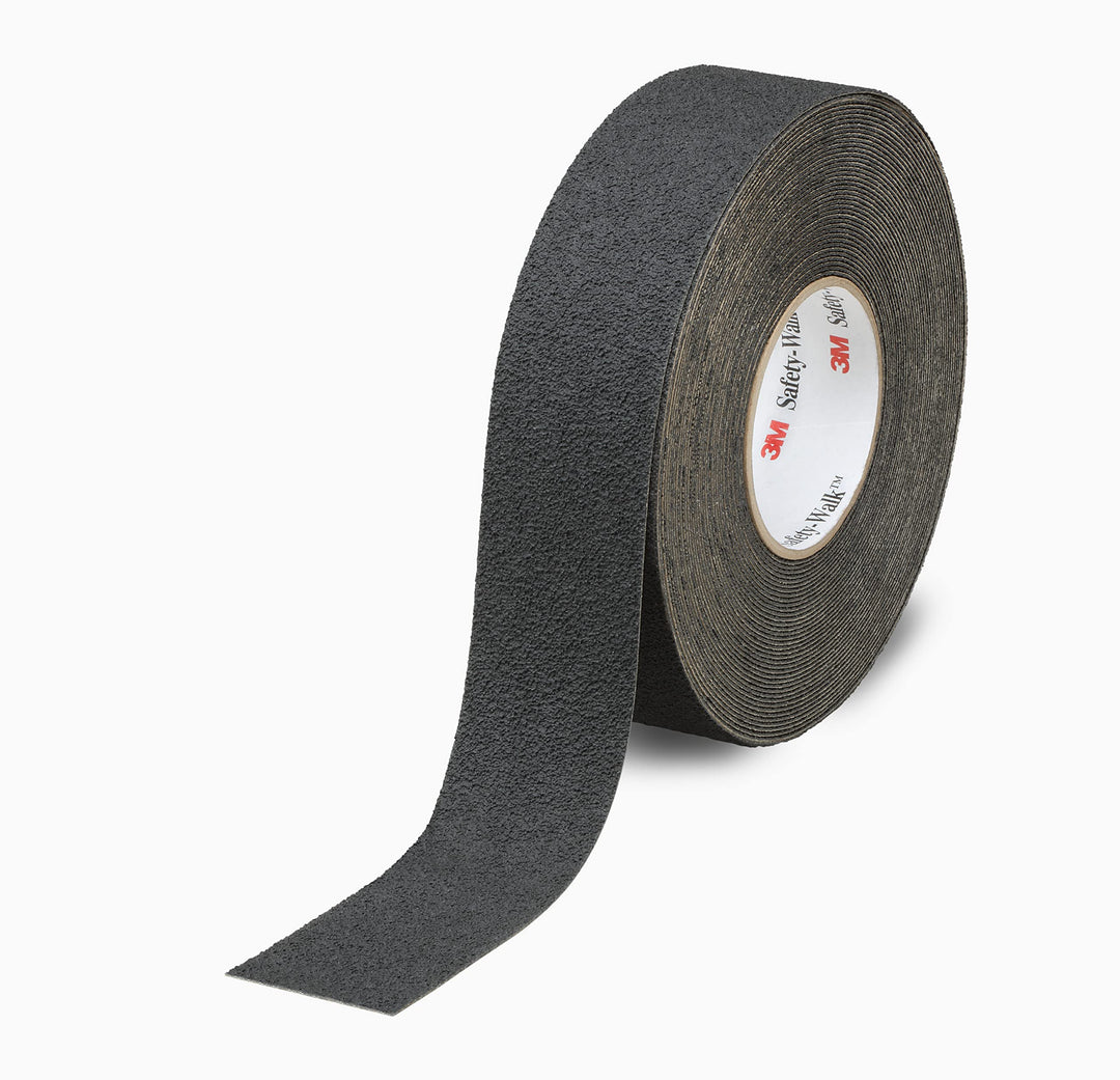 Safety-Walk Slip-Resistant Medium Resilient Tapes &amp; Treads 310, Black, 6 in x 60 ft