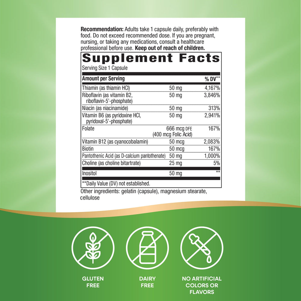 Nature's Way B-50 Complex, Supports Cellular Energy