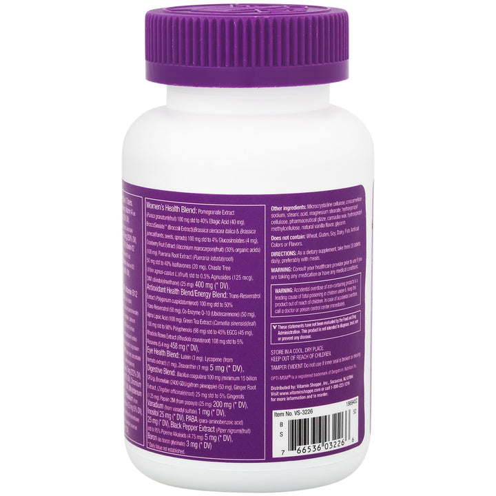 Ultimate Woman Gold Multivitamin - with Iron, B Vitamins &amp; Vitamin D3 and More to Support Energy Production, Bone &amp; Immune Health - Gluten Free Multi-Mineral (90 Tablets)